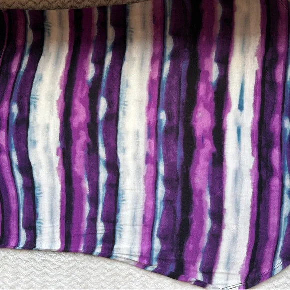 Dynamite Purple Striped Racerback Tank - Picture 4 of 7